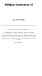 Mobile Screenshot of 400jaarbeemster.nl