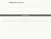 Tablet Screenshot of 400jaarbeemster.nl